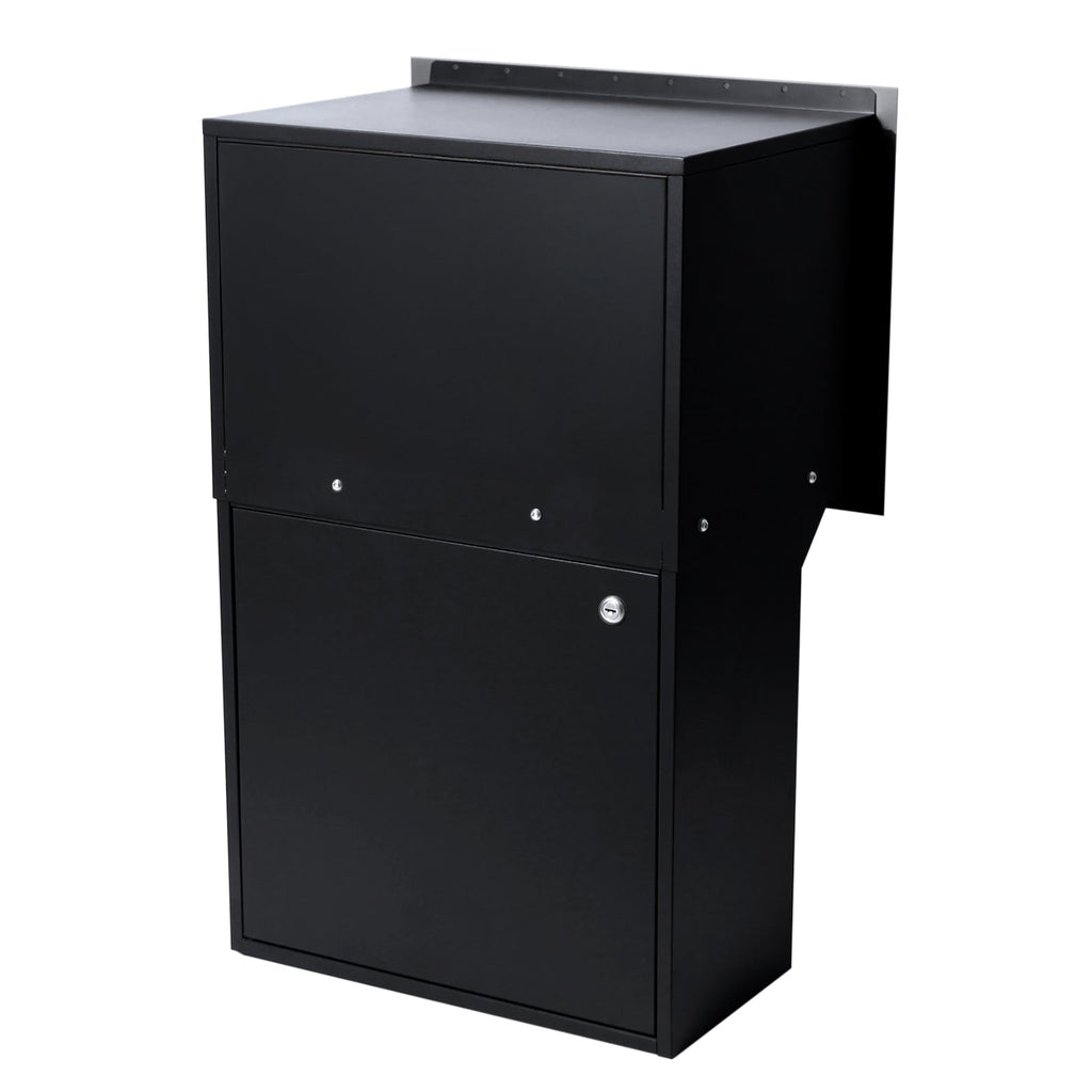 Geneva Large Parcel Fence/Brick Letterbox - Stainless Steel