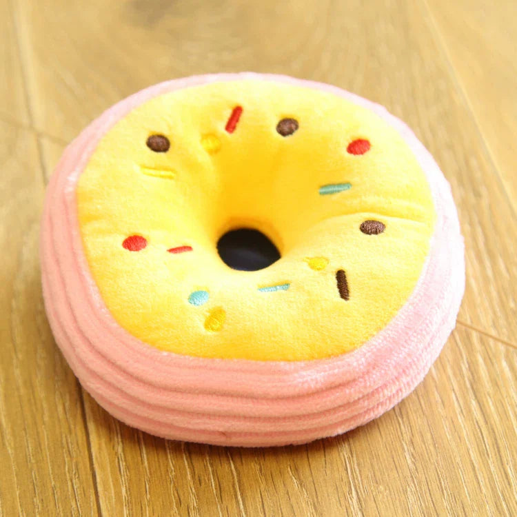 Dirfact | Plush Squeaky Dog Toys with Afternoon Tea Style for Small Dogs