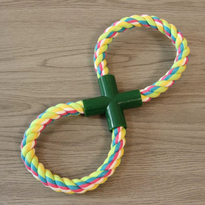 Dirfact | Cotton Rope Dog Toys with Vegetable and Fruit Design for Small Dogs