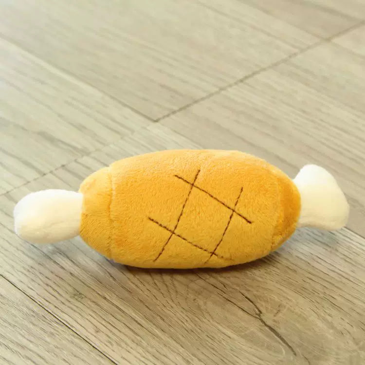 Dirfact | Plush Squeaky Dog Toys with Afternoon Tea Style for Small Dogs