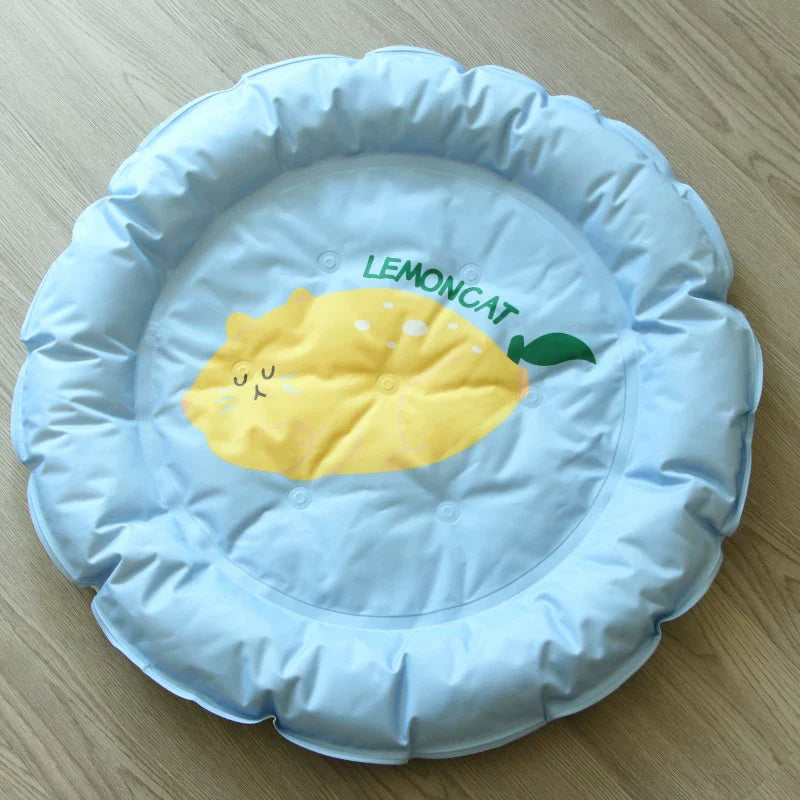 Dirfact | Summer Cooling Pet Pad with Neck Support for Dogs and Cats