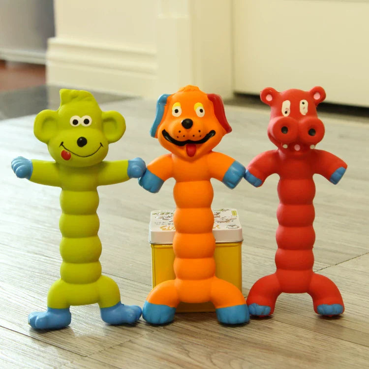 Dirfact | Puppy Squeaky Chew Toy Made of Natural Latex for Daily Play