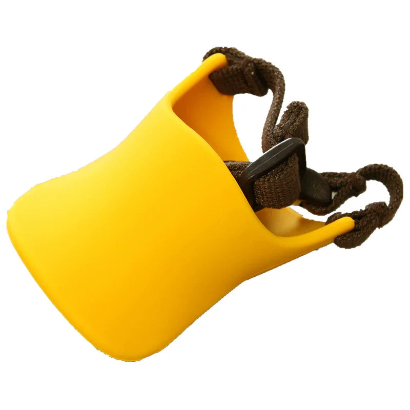 Dirfact | Soft Silicone Dog Muzzle Mask for Outdoor Use and Daily Control
