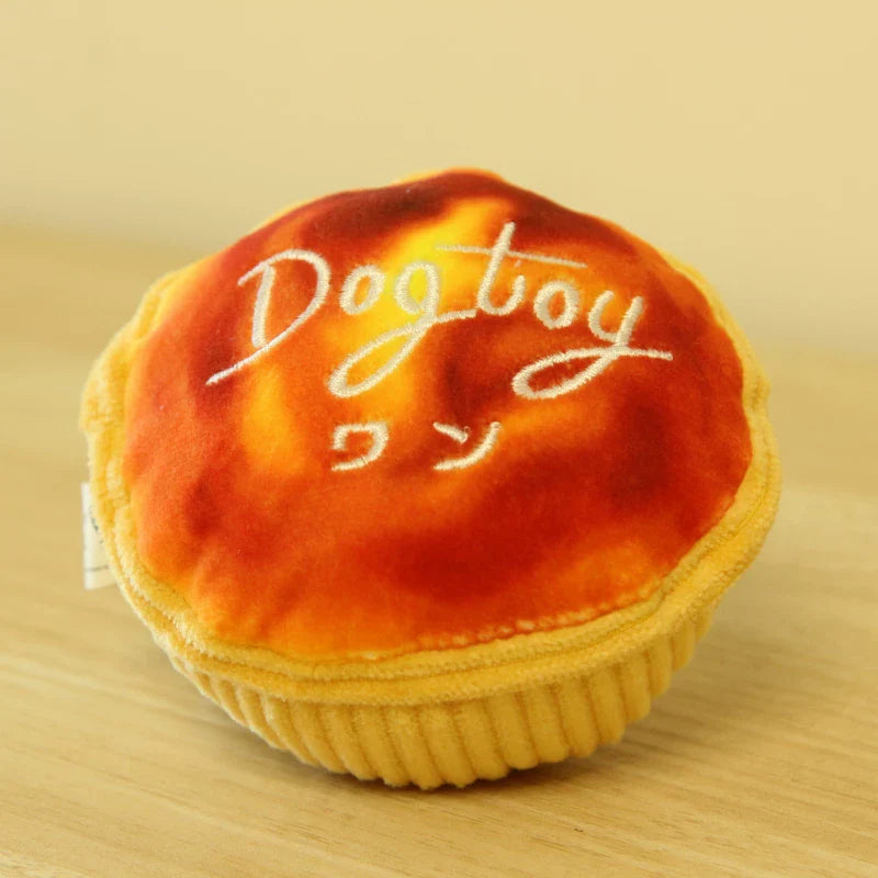 Dirfact | Plush Squeaky Dog Toys with Afternoon Tea Style for Small Dogs