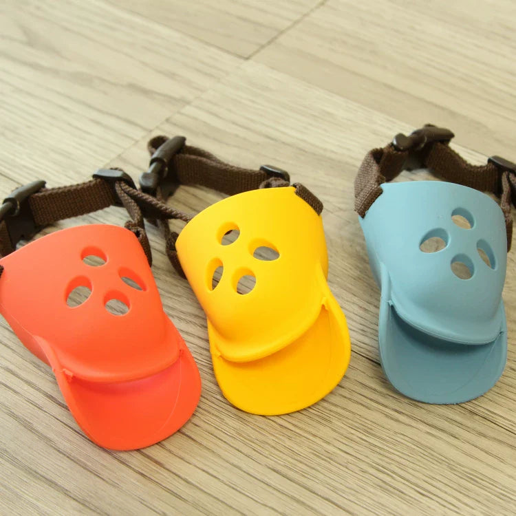 Dirfact | Soft Silicone Dog Muzzle Mask for Outdoor Use and Daily Control
