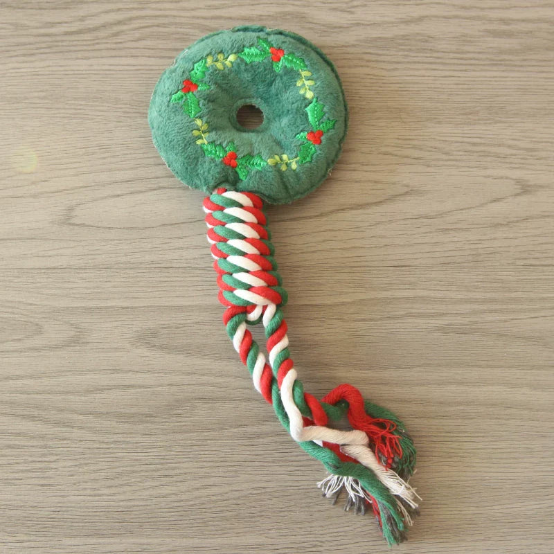 Dirfact | Cotton Rope Dog Toys with Vegetable and Fruit Design for Small Dogs