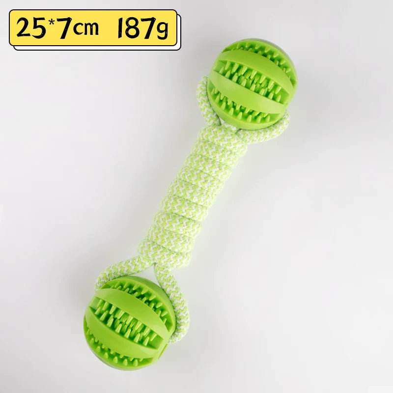Dirfact | Rope Dumbbell Dog Toy for Large Dog Interactive Play