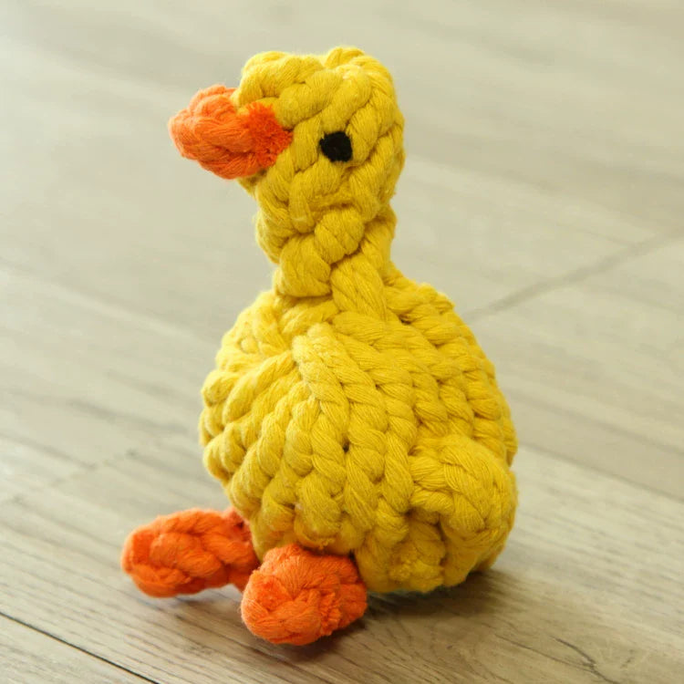 Dirfact | Cotton Rope Dog Toys with Vegetable and Fruit Design for Small Dogs