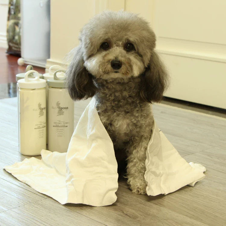 Dirfact | Portable Dog Drying Towel for Bath, Travel, and Outdoor Use