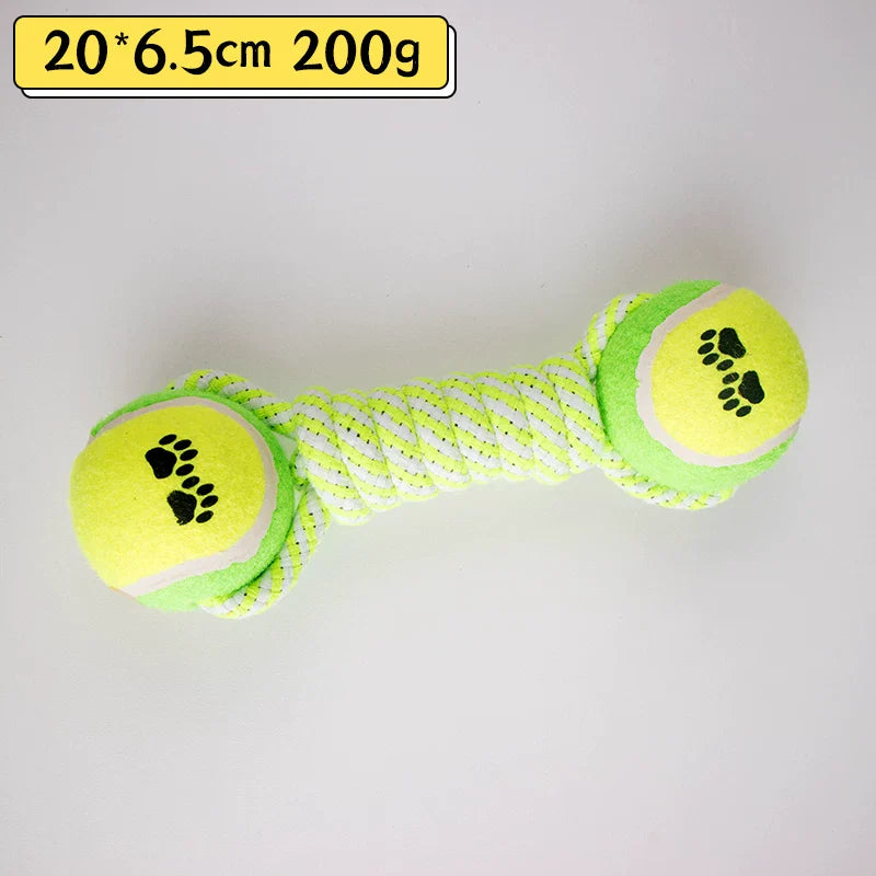 Dirfact | Rope Dumbbell Dog Toy for Large Dog Interactive Play