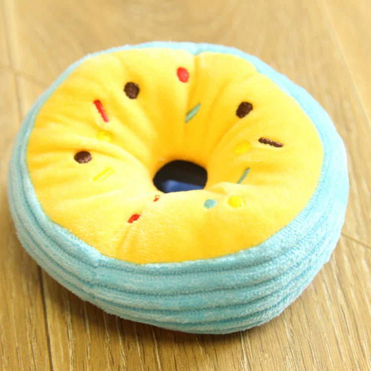 Dirfact | Plush Squeaky Dog Toys with Afternoon Tea Style for Small Dogs