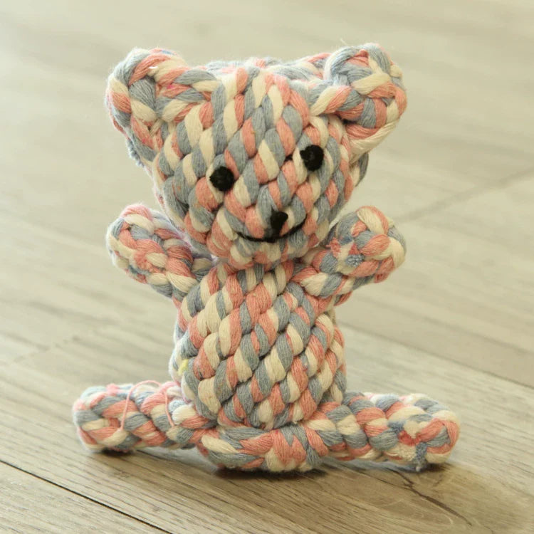 Dirfact | Cotton Rope Dog Toys with Vegetable and Fruit Design for Small Dogs