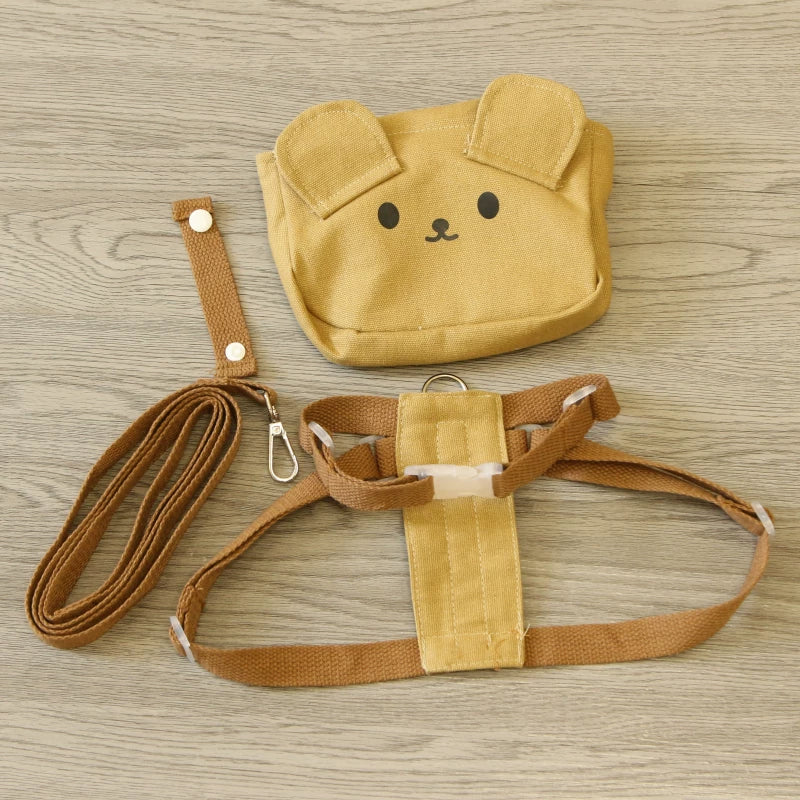 Dirfact | Cat and Small Dog Harness with Portable Backpack for Walking