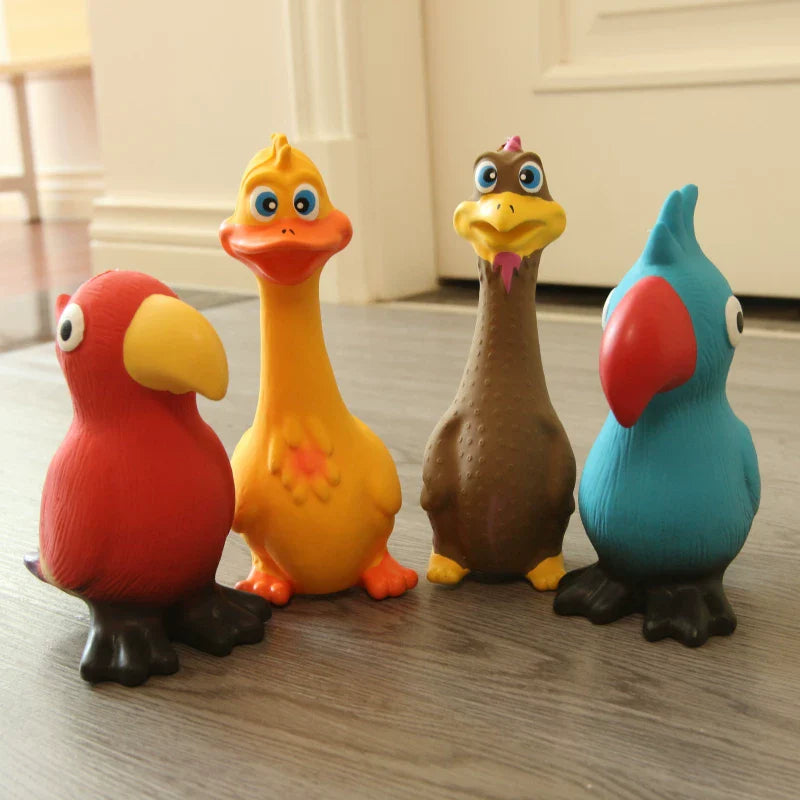 Dirfact | Puppy Squeaky Chew Toy Made of Natural Latex for Daily Play