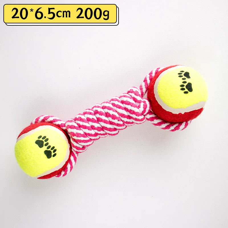 Dirfact | Rope Dumbbell Dog Toy for Large Dog Interactive Play