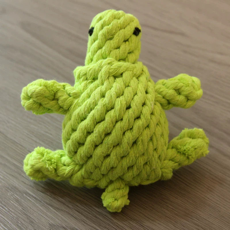 Dirfact | Cotton Rope Dog Toys with Vegetable and Fruit Design for Small Dogs