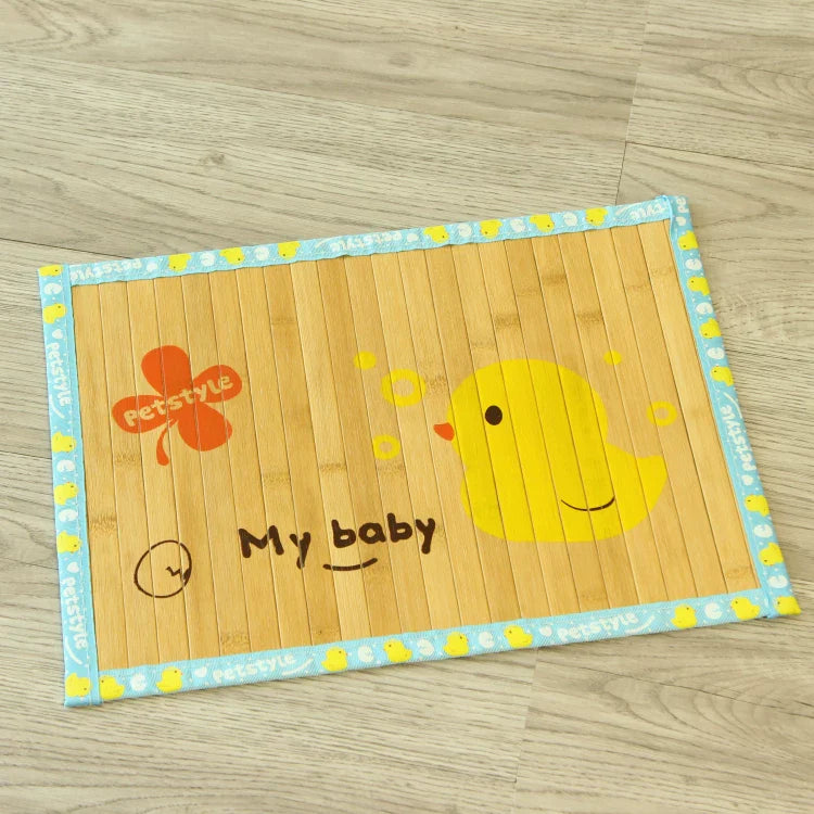 Dirfact | Bamboo Charcoal Cooling Pet Mat for Dogs and Cats Summer Sleeping Pad