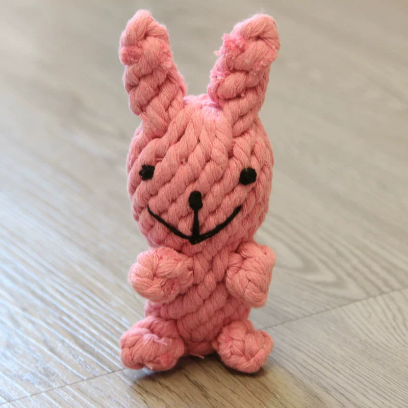 Dirfact | Cotton Rope Dog Toys with Vegetable and Fruit Design for Small Dogs