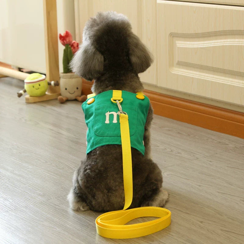 Dirfact | Pet Harness Leash Set for Small Dogs and Cats Daily Walks