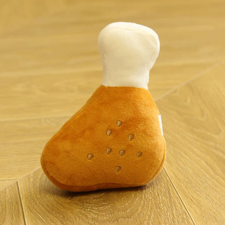 Dirfact | Plush Squeaky Dog Toys with Afternoon Tea Style for Small Dogs