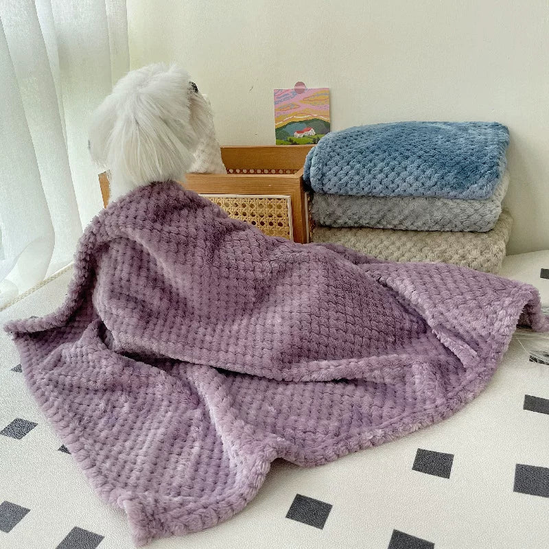 Dirfact | Soft Pet Quilt Blanket for Small Dogs Puppy Winter Use