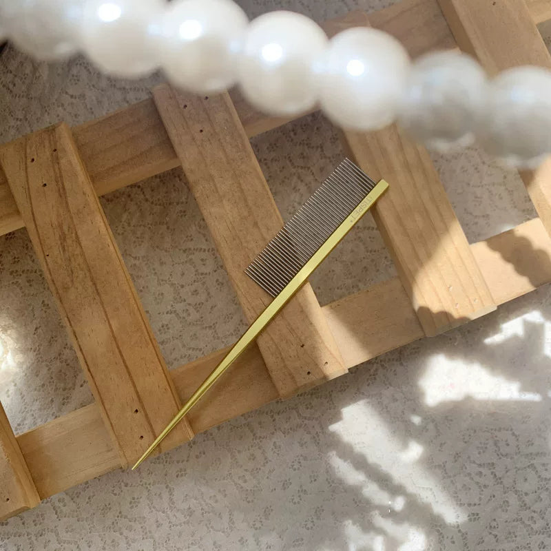 Dirfact | Pet Hair Demarcation Comb for Grooming, Styling, and Sectioning