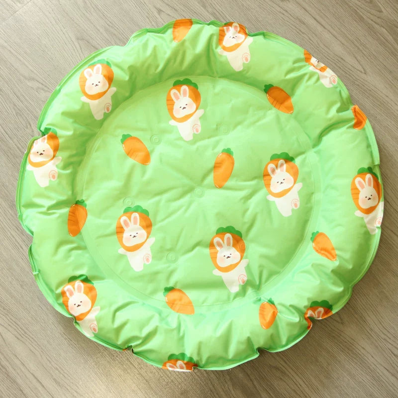 Dirfact | Summer Cooling Pet Pad with Neck Support for Dogs and Cats