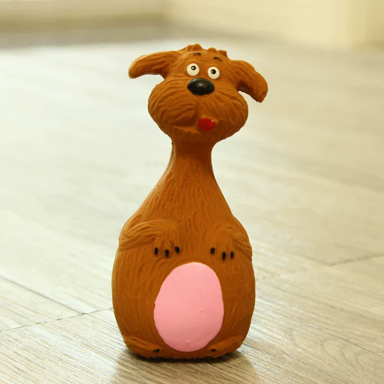 Dirfact | Puppy Squeaky Chew Toy Made of Natural Latex for Daily Play