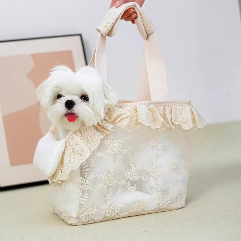 Dirfact | Portable Dog Outing Backpack for Small Pet Carrying