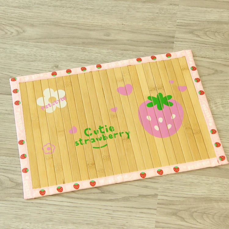 Dirfact | Bamboo Charcoal Cooling Pet Mat for Dogs and Cats Summer Sleeping Pad