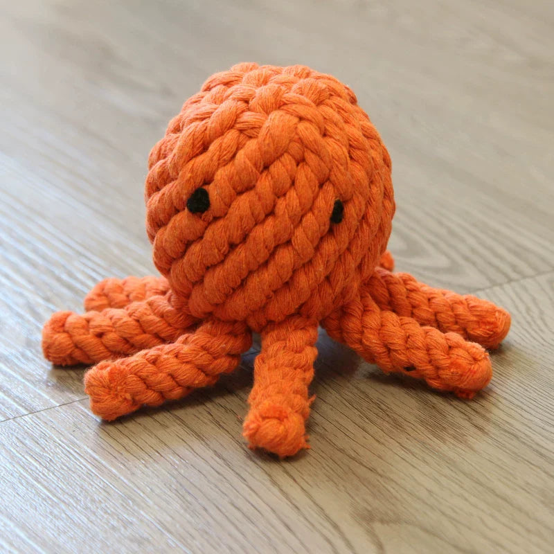 Dirfact | Cotton Rope Dog Toys with Vegetable and Fruit Design for Small Dogs