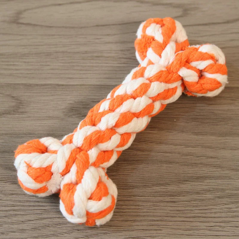 Dirfact | Cotton Rope Dog Toys with Vegetable and Fruit Design for Small Dogs