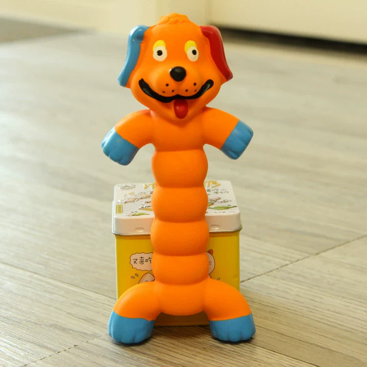 Dirfact | Puppy Squeaky Chew Toy Made of Natural Latex for Daily Play