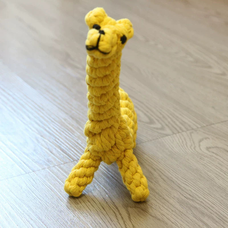 Dirfact | Cotton Rope Dog Toys with Vegetable and Fruit Design for Small Dogs